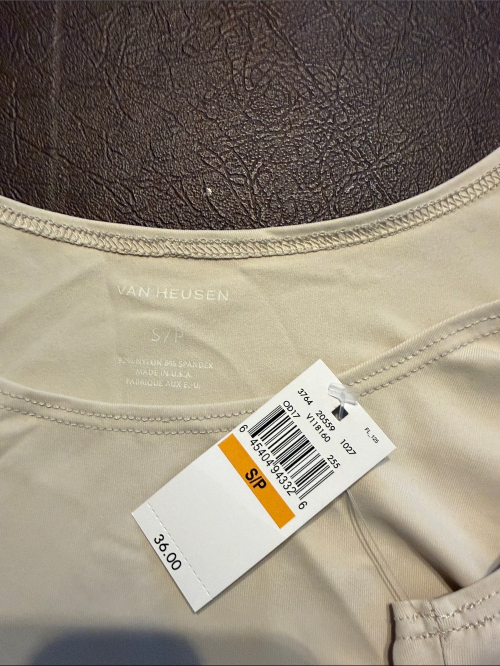 Van Heusen Women's Beige Tank Top